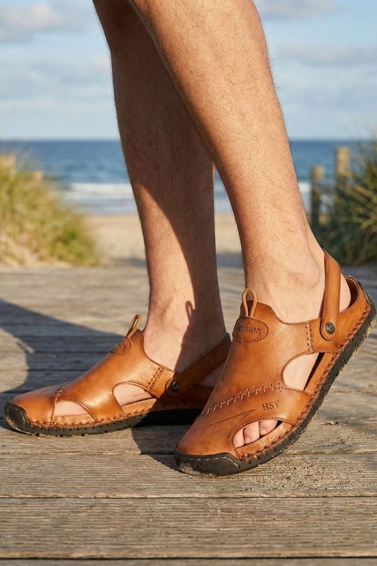 Herren Fisherman Sandalen | Geschlossene Zehenpartie