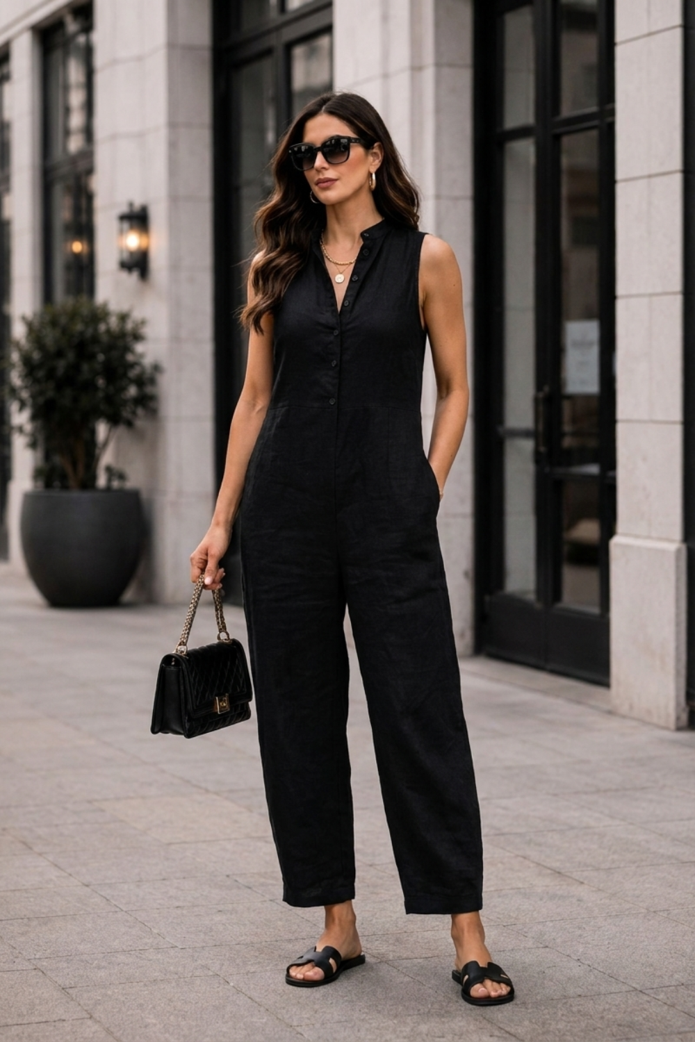 Damen Weiter Overall | Ärmellos