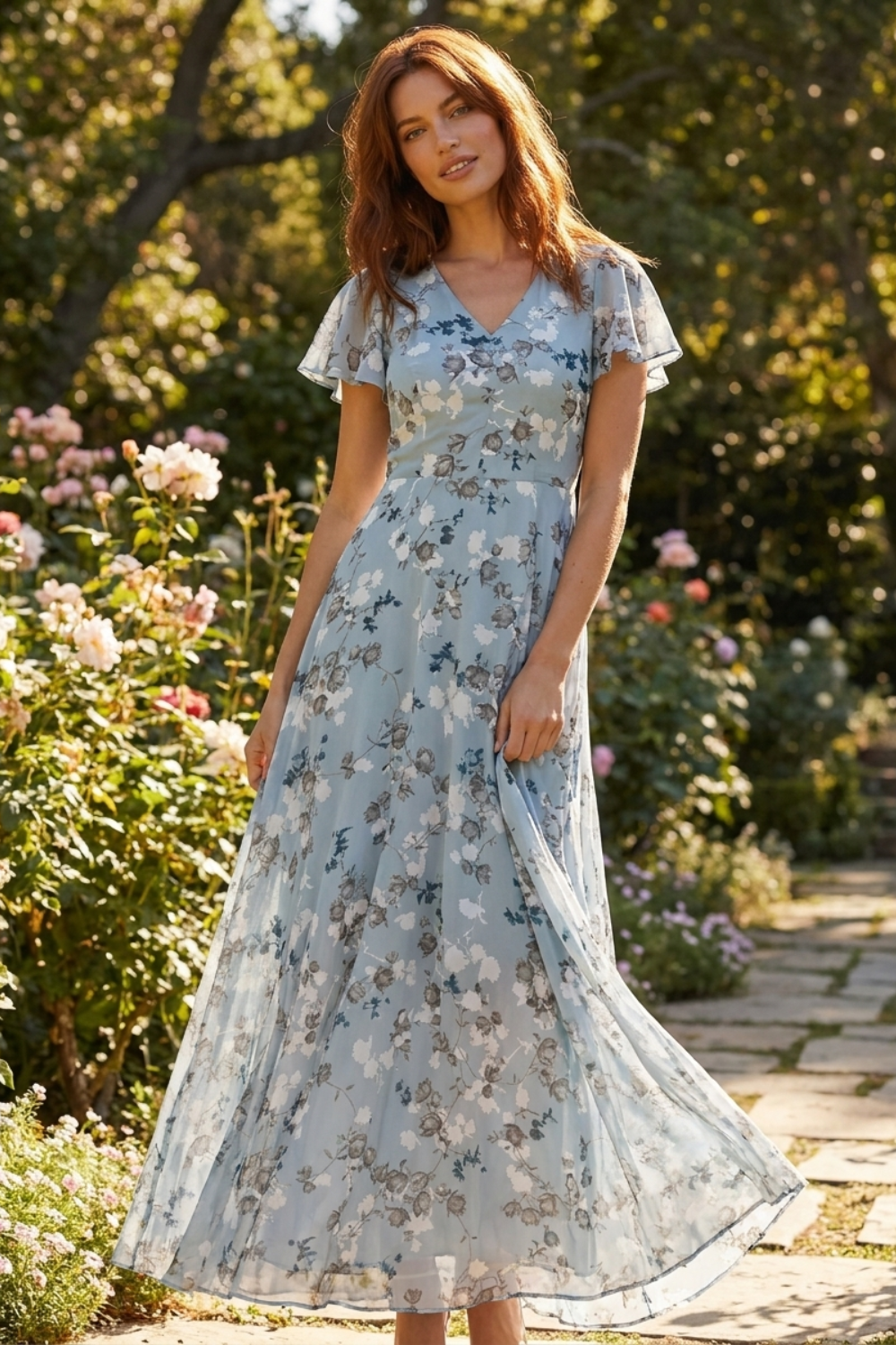 Damen Hochzeitsgast Kleid | Floral