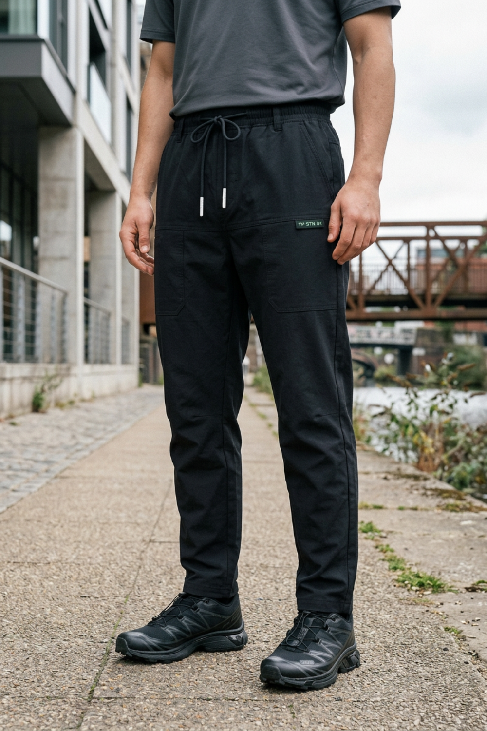 Herren Hose Slim Fit mit Seitentaschen