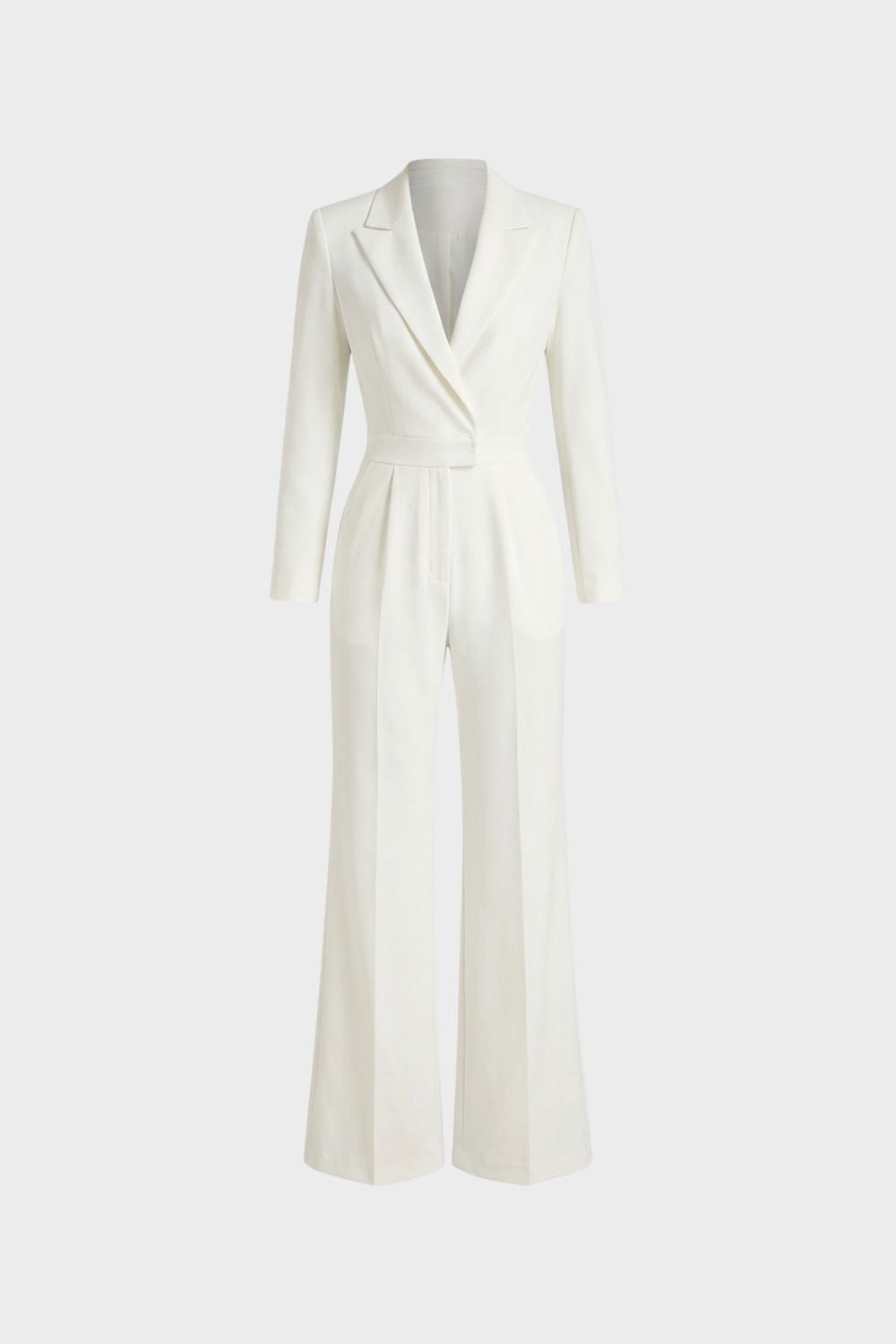 Jumpsuit Damen Elegant Bordeaux mit weitem Bein