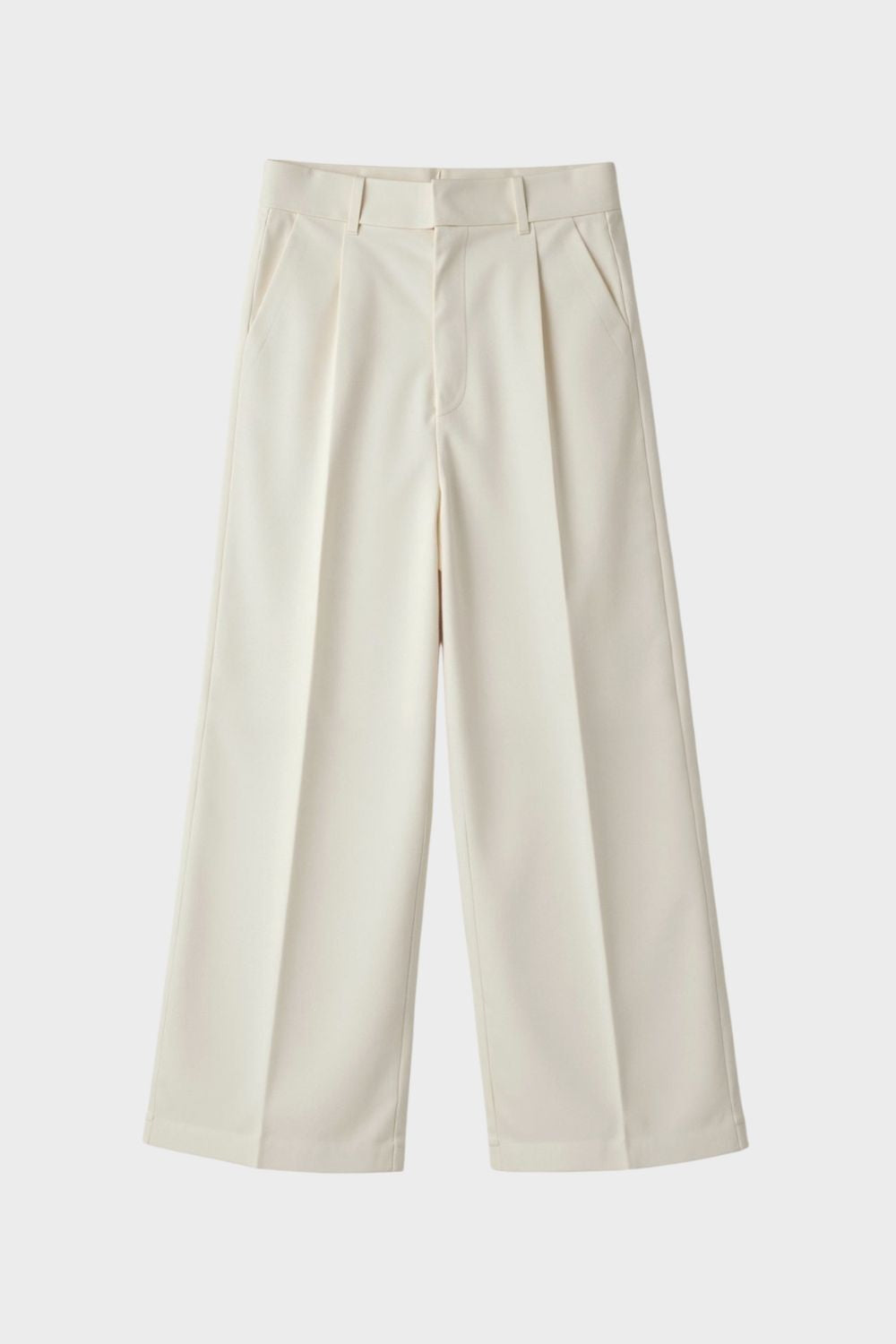 Stoffhose Damen Weite Hose mit Hoher Taille