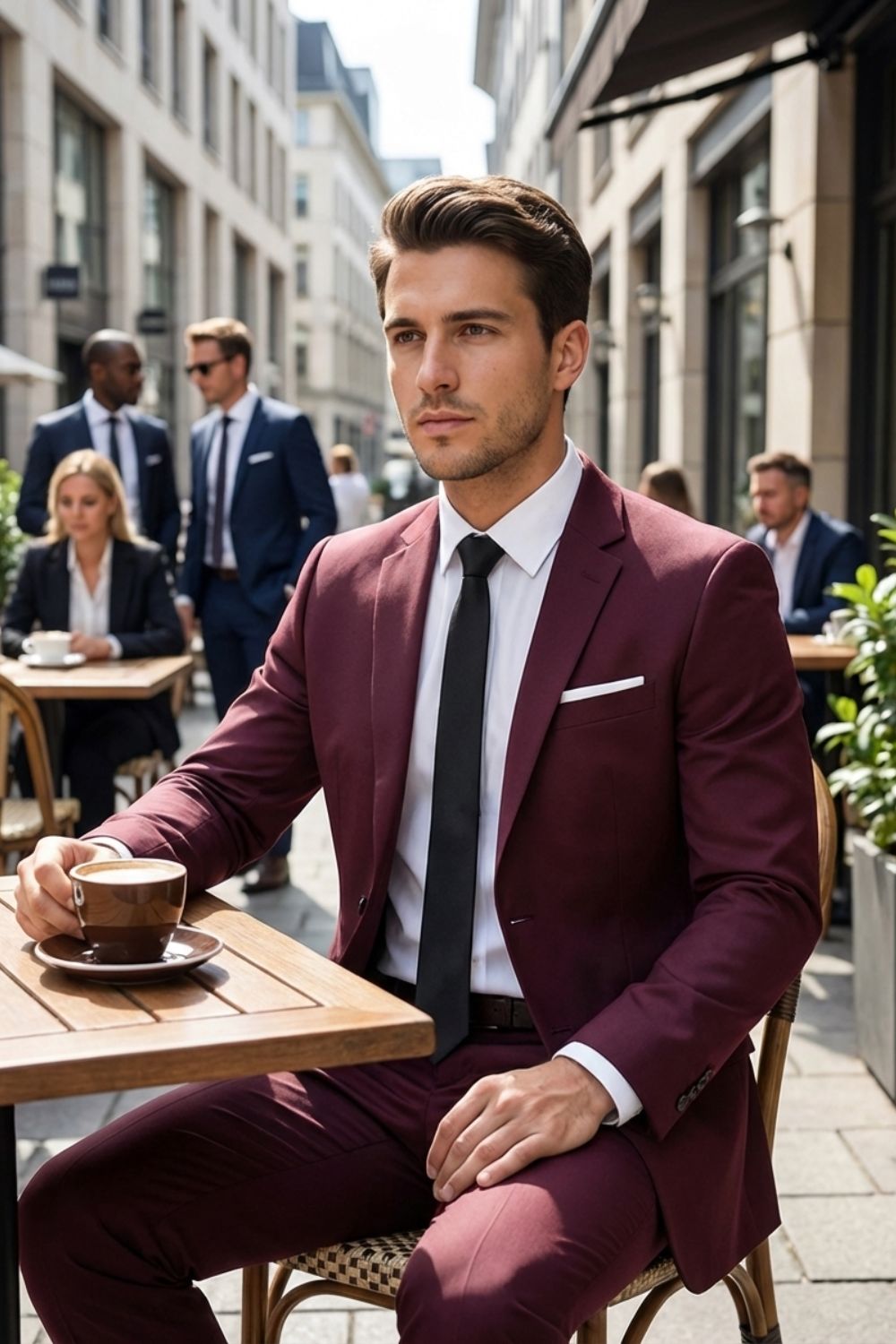 Herren Anzüge & Business-Sets – Eleganter Zweiteiler mit modernem Schnitt