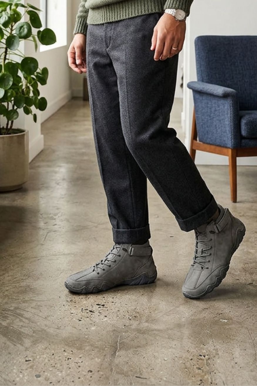 Sneaker Herren mit Schnürung und Profilsohle