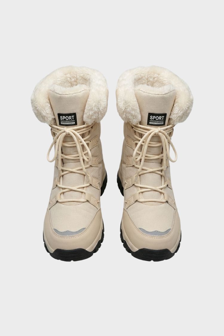Damen Schnürboots | Profilsohle & Schaftrand
