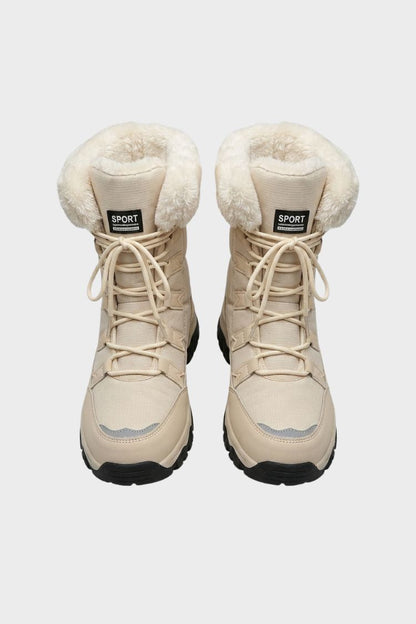 Damen Schnürboots | Profilsohle & Schaftrand
