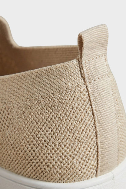 Damen Strick Loafer | Slip-On Flach