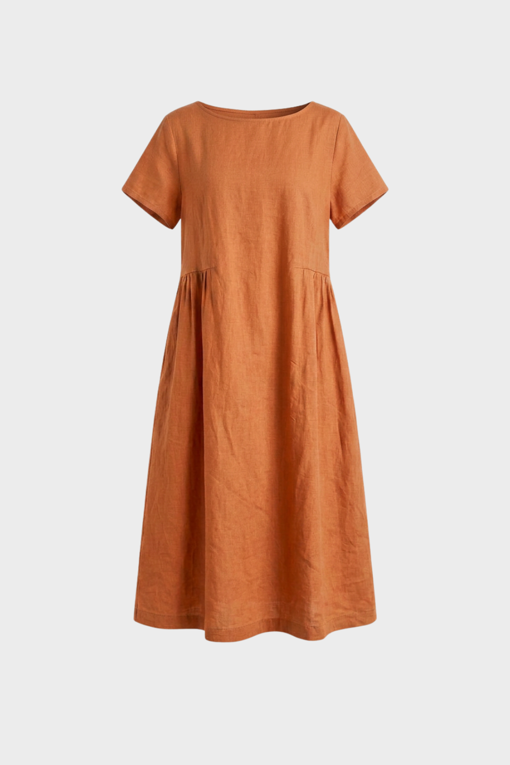 Damen Leinen Kaftankleid | Maxi