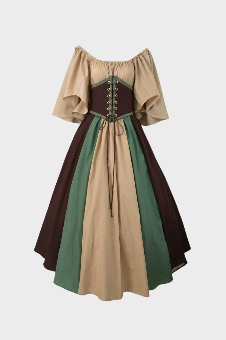 Damen Dirndlkleid | Frontschnürung & Ausgestellter Rock