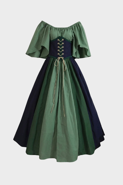 Damen Dirndlkleid | Frontschnürung & Ausgestellter Rock