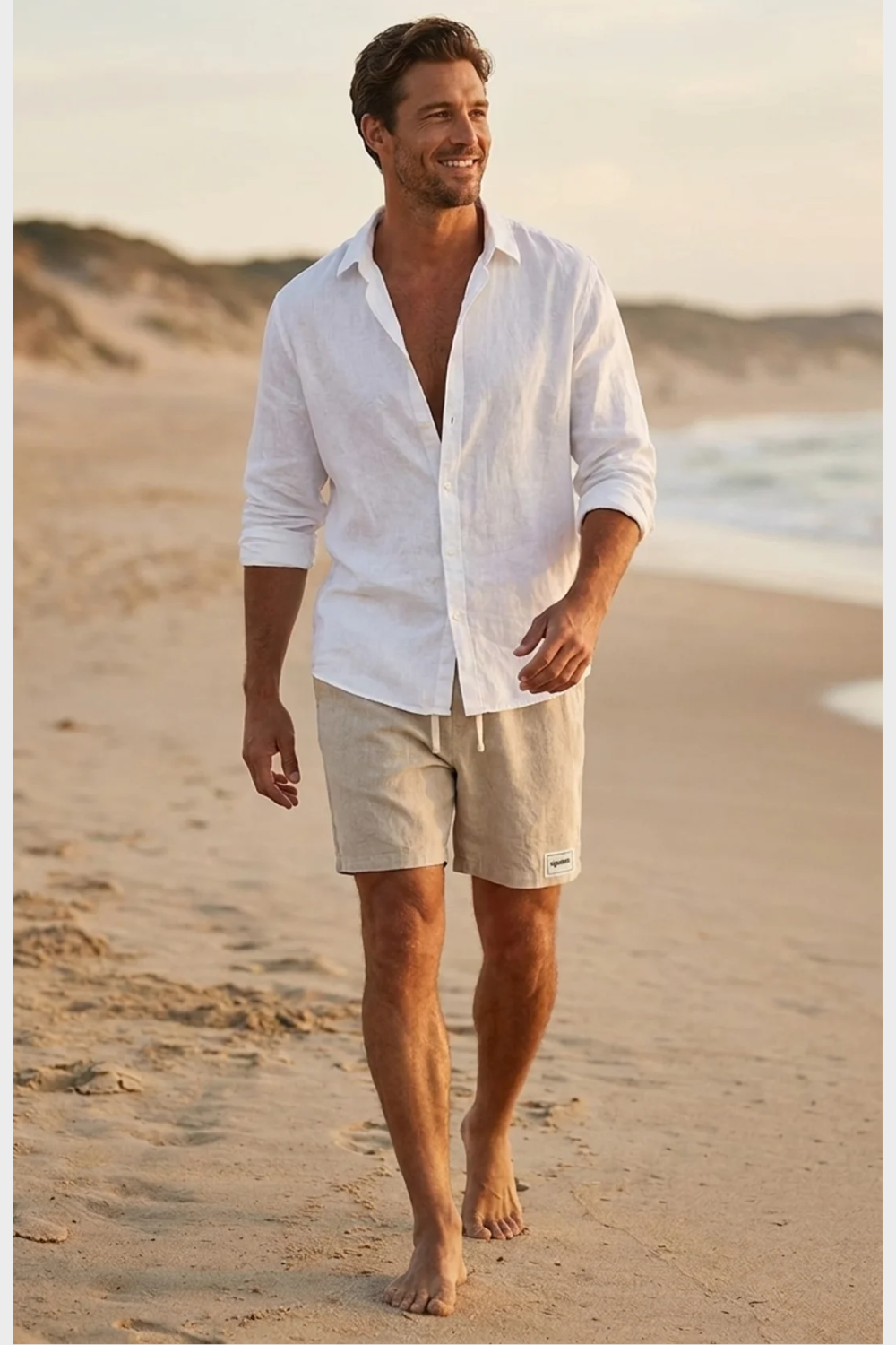 Herren Linen Shorts | Drawstring