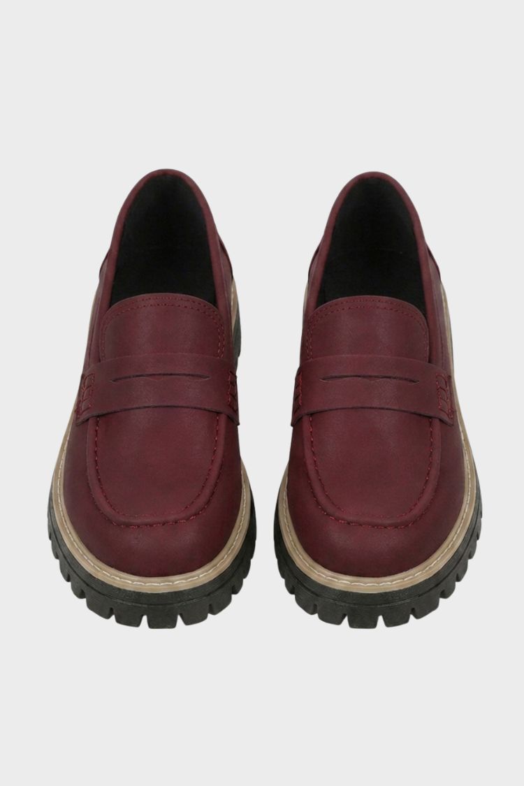 Damen Loafer mit Profilsohle