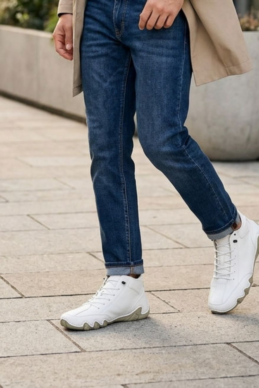 Sneaker Herren mit Schnürung und Profilsohle