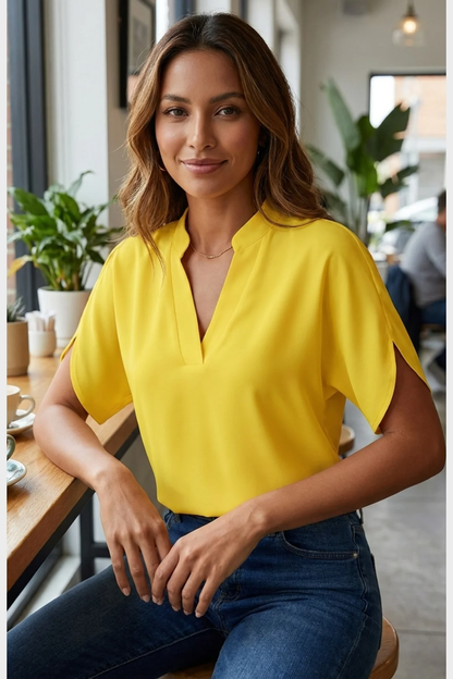 Damen Sommerbluse | Kurzarm Capsule