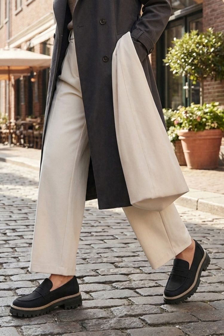 Damen Loafer mit Profilsohle
