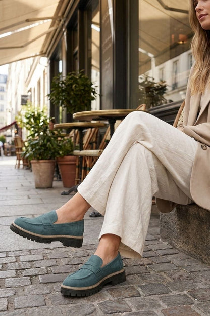 Damen Loafer mit Profilsohle