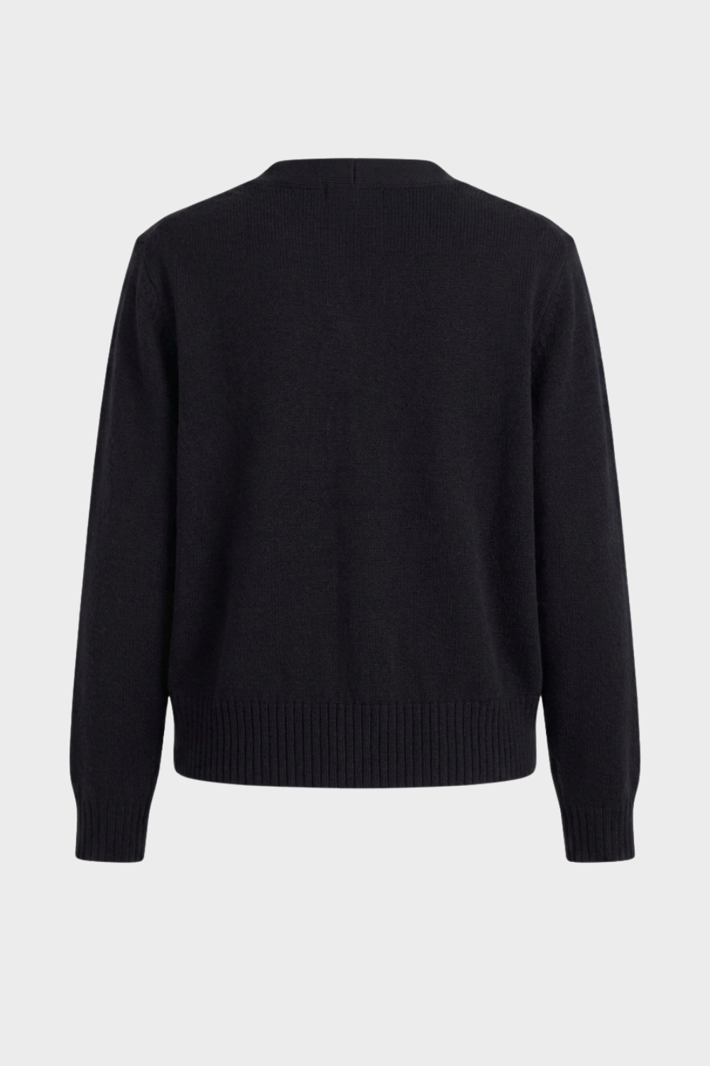 Damen V-Ausschnitt-Cardigan | Dekorative Knopfleiste