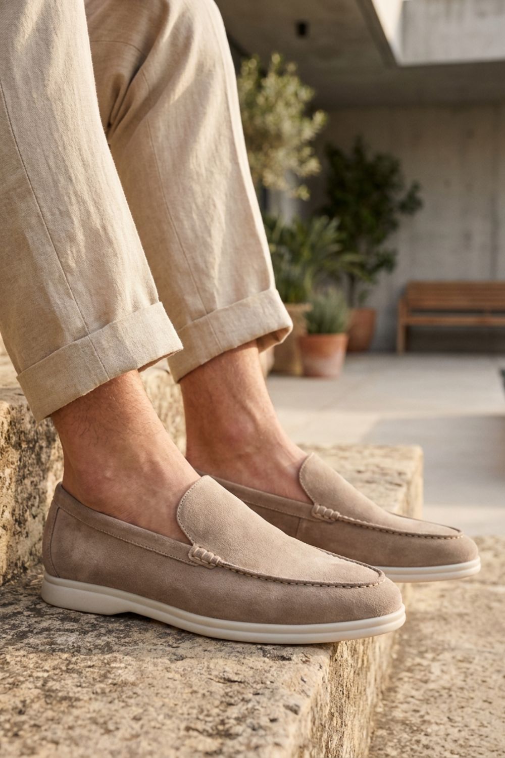 Herren Schlupfschuhe Wildleder | Bequem
