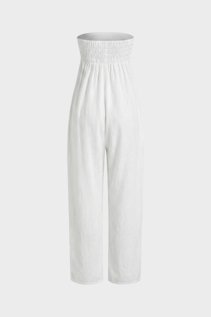 Damen Bandeau Jumpsuit | Ärmellos