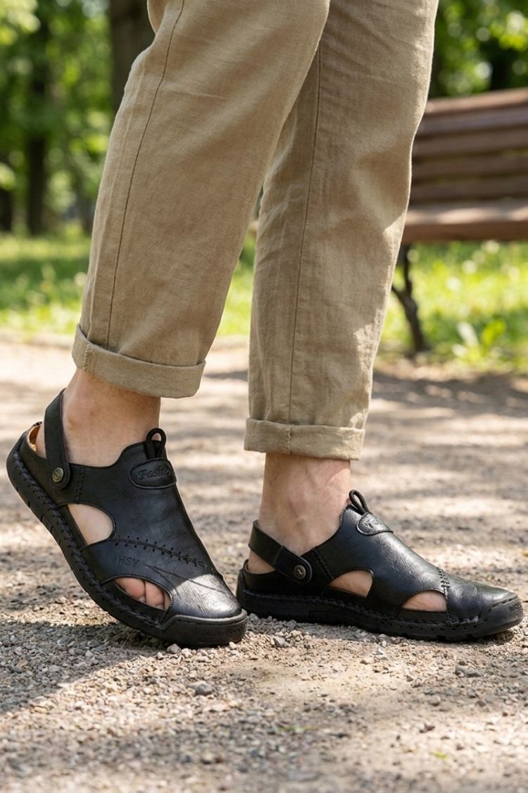 Herren Fisherman Sandalen | Geschlossene Zehenpartie