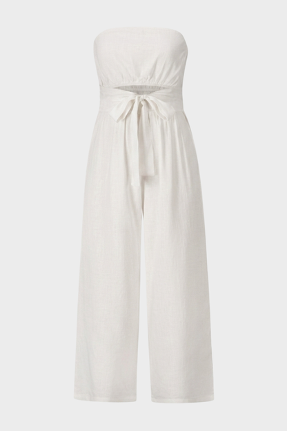 Damen Jumpsuit | Strapless Wide-Leg
