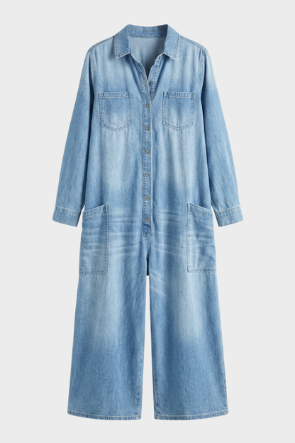 Damen Denim Overall | Utility