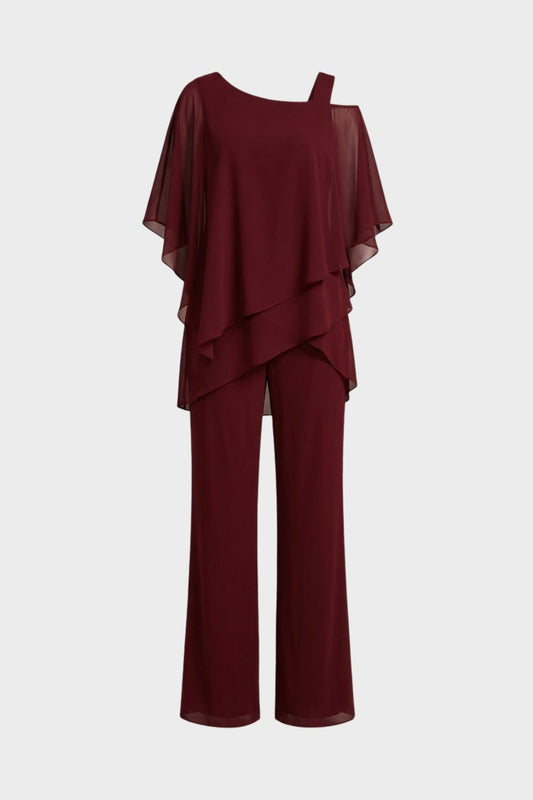 Damen Drapierter Zweiteiler | Abend