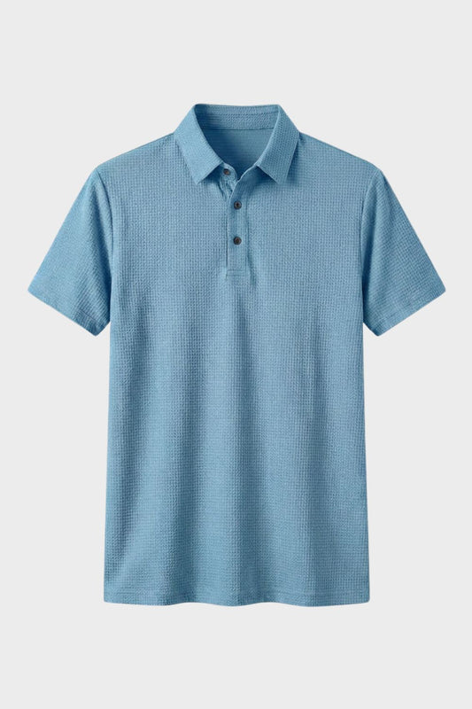 Poloshirt Herren Kurzarm mit Knopfleiste