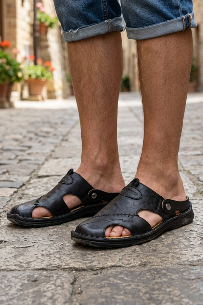 Herren Fisherman Sandalen | Geschlossene Zehenpartie