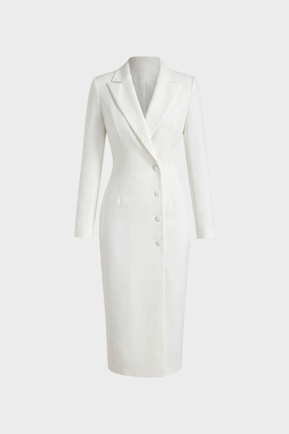 Damen Blazerkleid | Midi Langarm