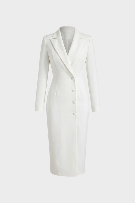 Damen Blazerkleid | Midi Langarm