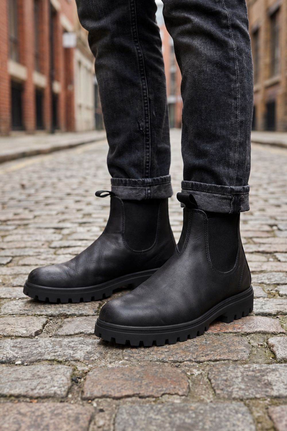 Herren Chelsea Boots | Elastische Seiteneinsätze & Zuglasche