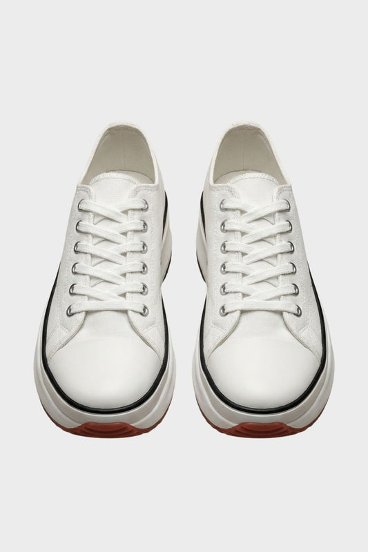 Sneaker Damen Turnschuhe Low mit Schnürung und Gummikappe