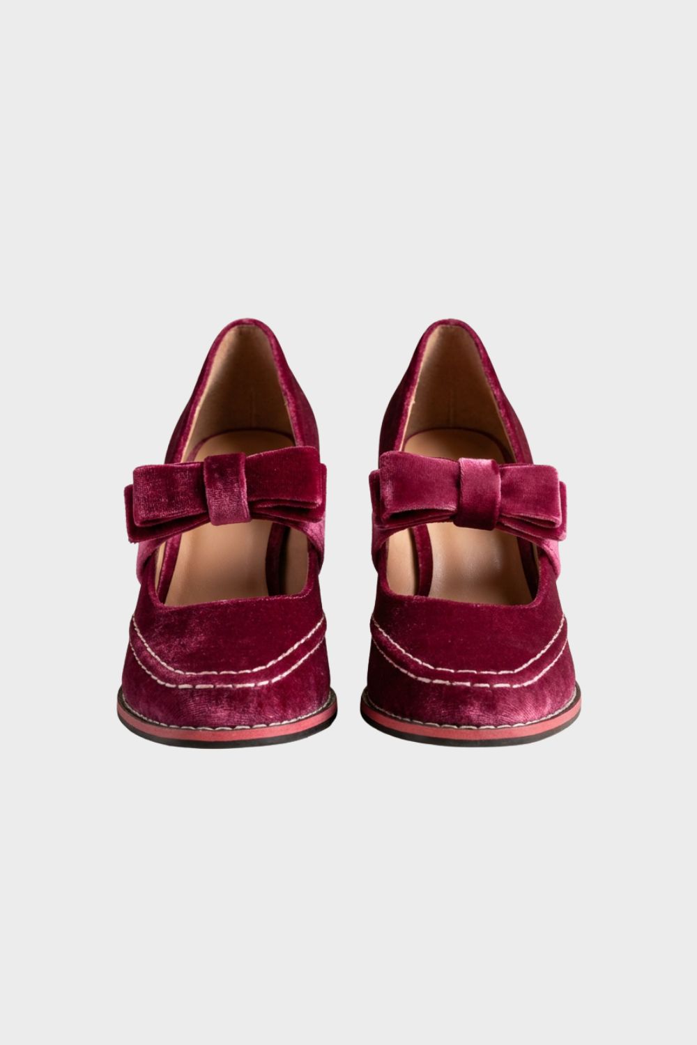Damen Mary Jane Pumps | Samt