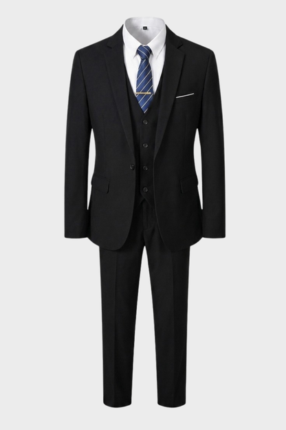 Anzug Herren Dreiteiler Slim Fit