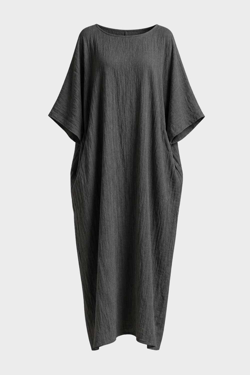 Damen Leinen Kaftankleid | Maxi