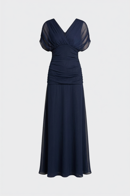 Damen Abendkleid | Chiffonärmel