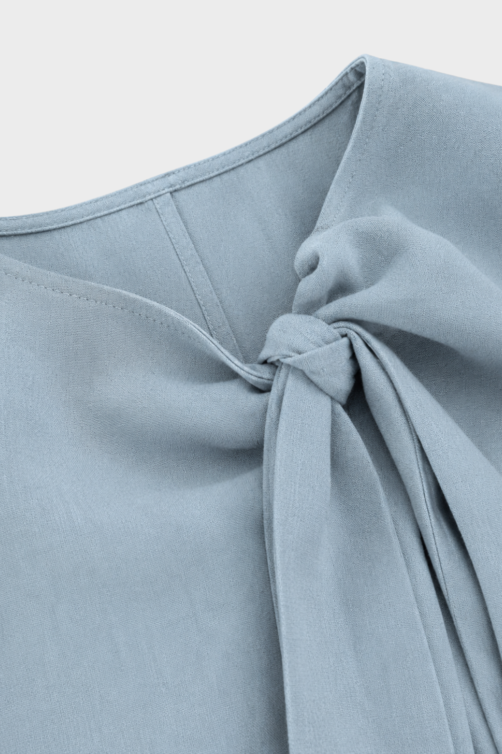 Damen Leinenkleid Taschen | Lässig