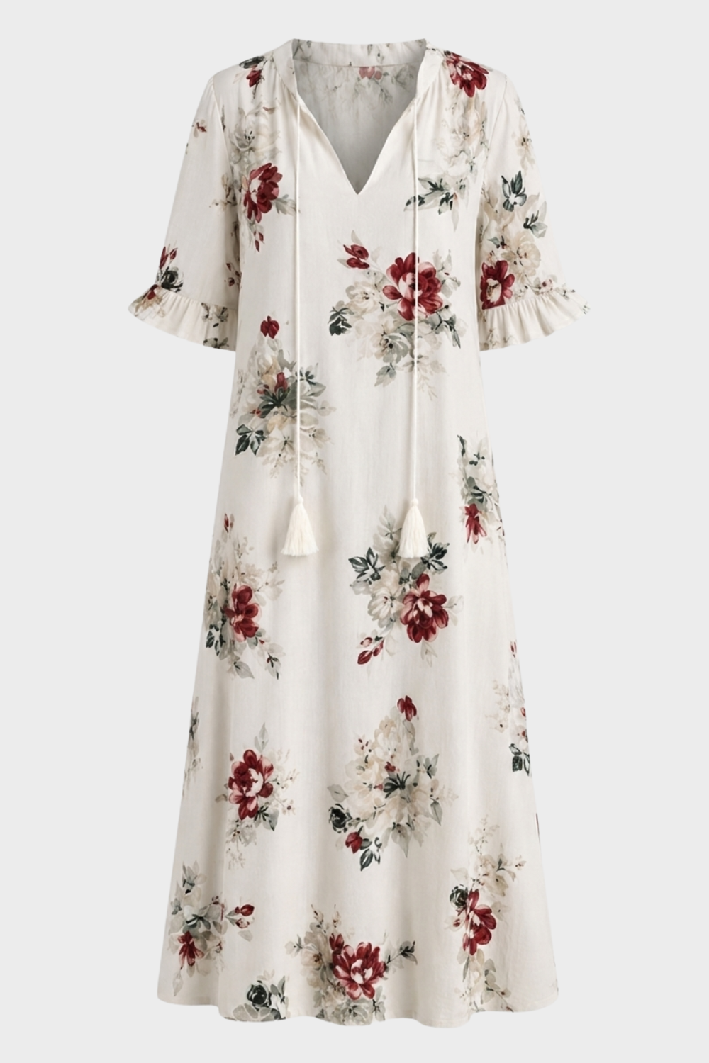 Damen Boho Sommerkleid | Vintage