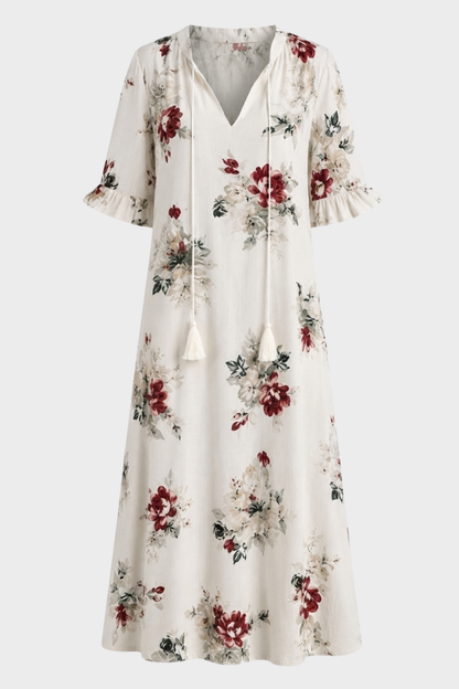 Damen Boho Sommerkleid | Vintage