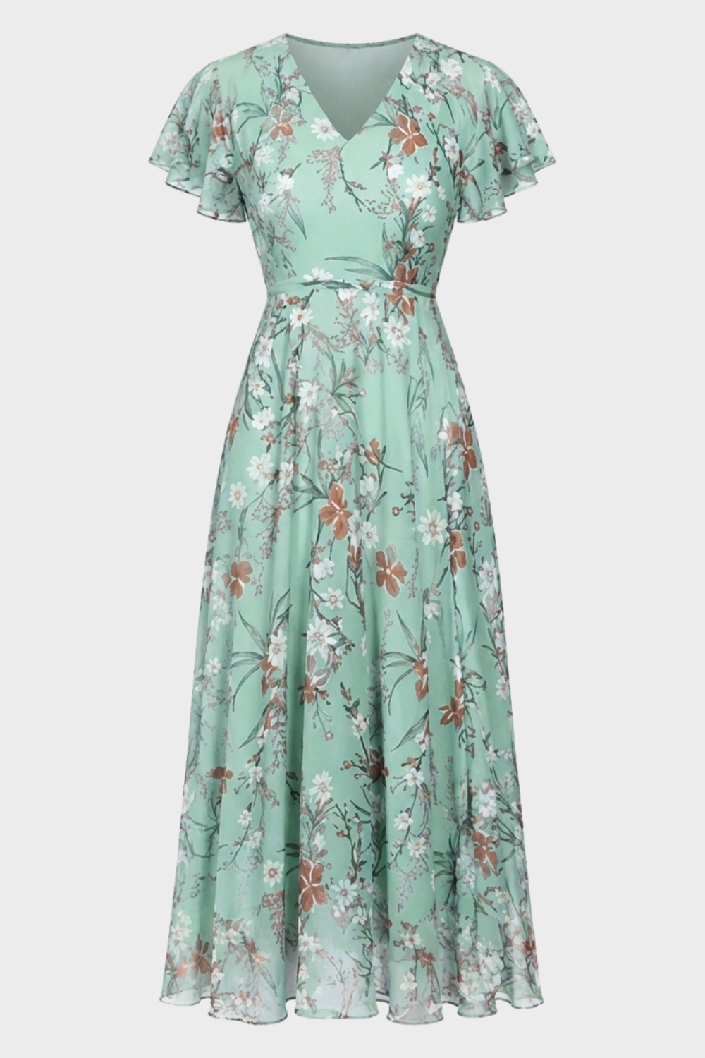 Damen Hochzeitsgast Kleid | Floral