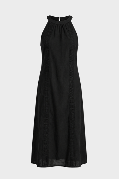 Damen Spitzen Maxikleid | Ärmellos