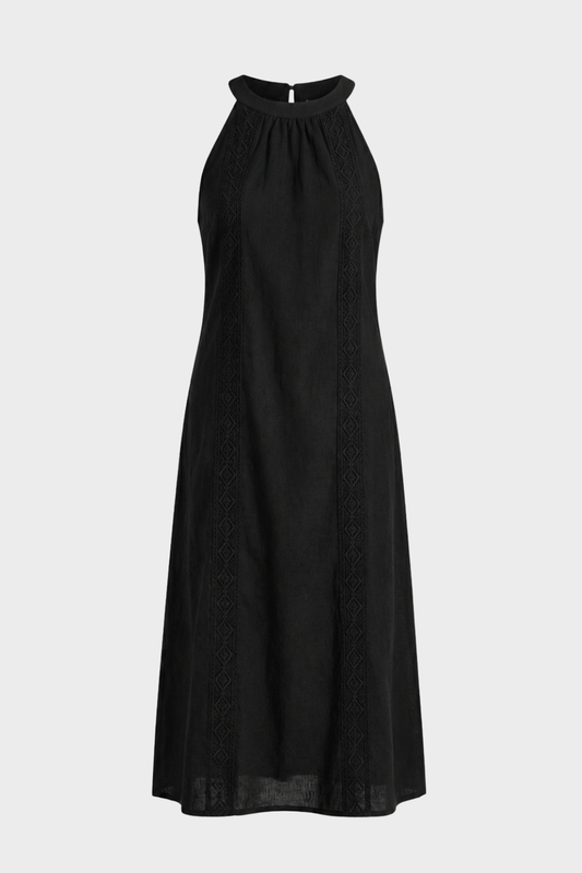 Damen Spitzen Maxikleid | Ärmellos