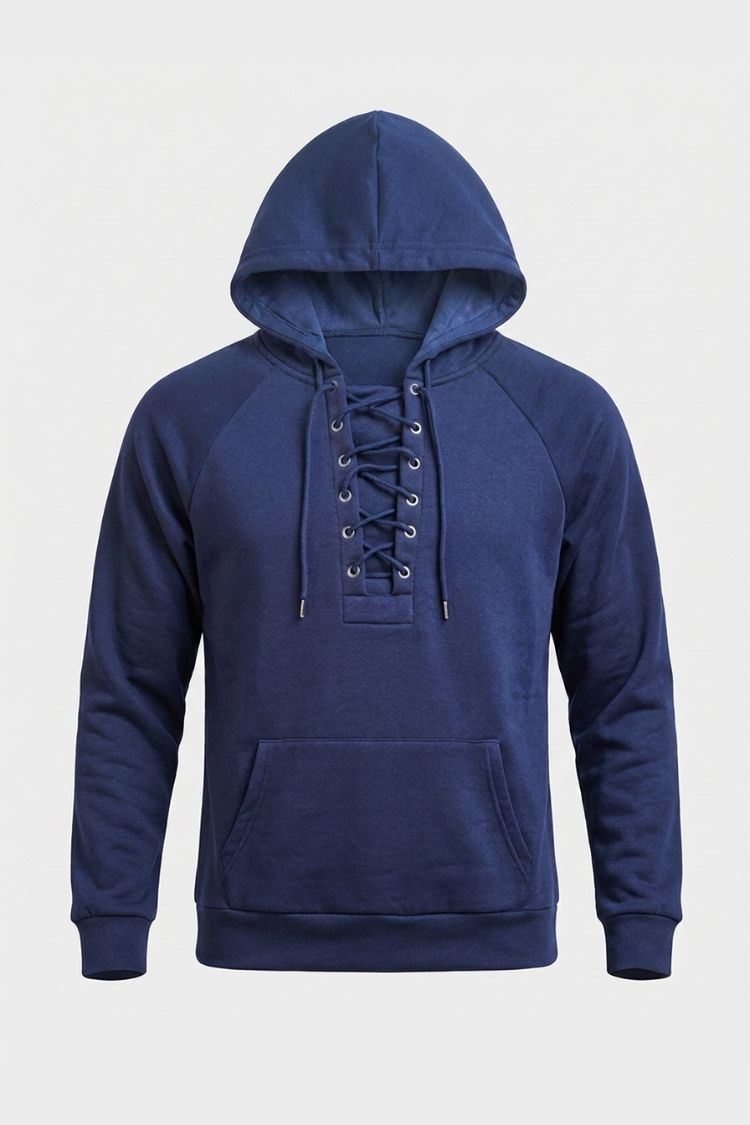 Herren Kapuzenpullover | Schnürkragen & Lässige Form