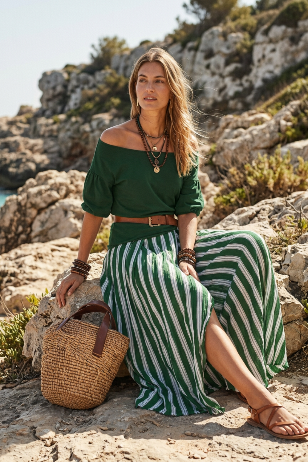Damen Zweiteiler Top & Rock | Set