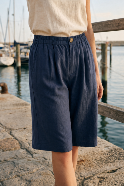 Damen Bermuda Shorts | Gerades Bein