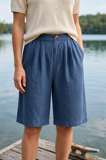 Damen Bermuda Shorts | Gerades Bein