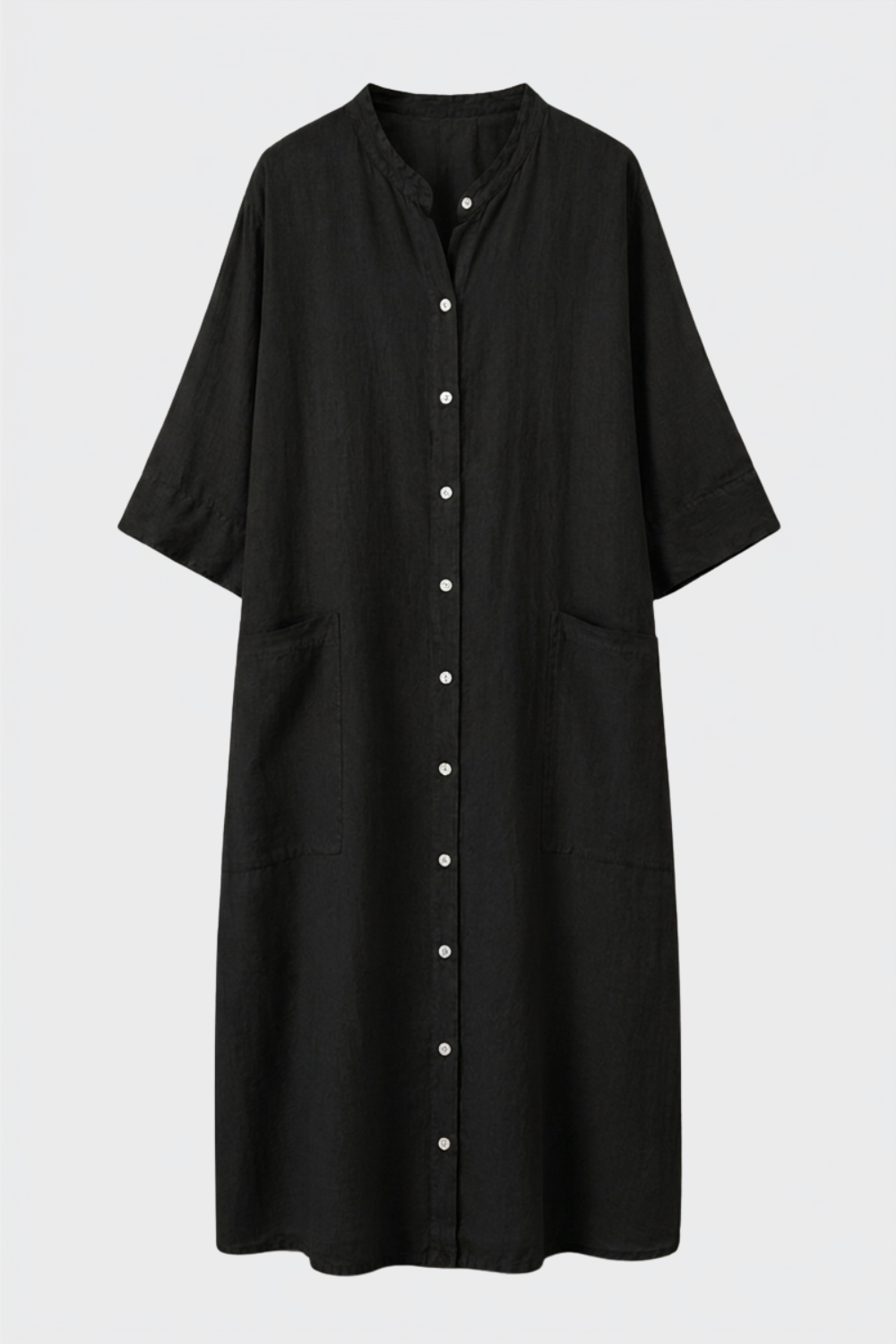 Damen Hemdblusenkleid | Knopfleiste