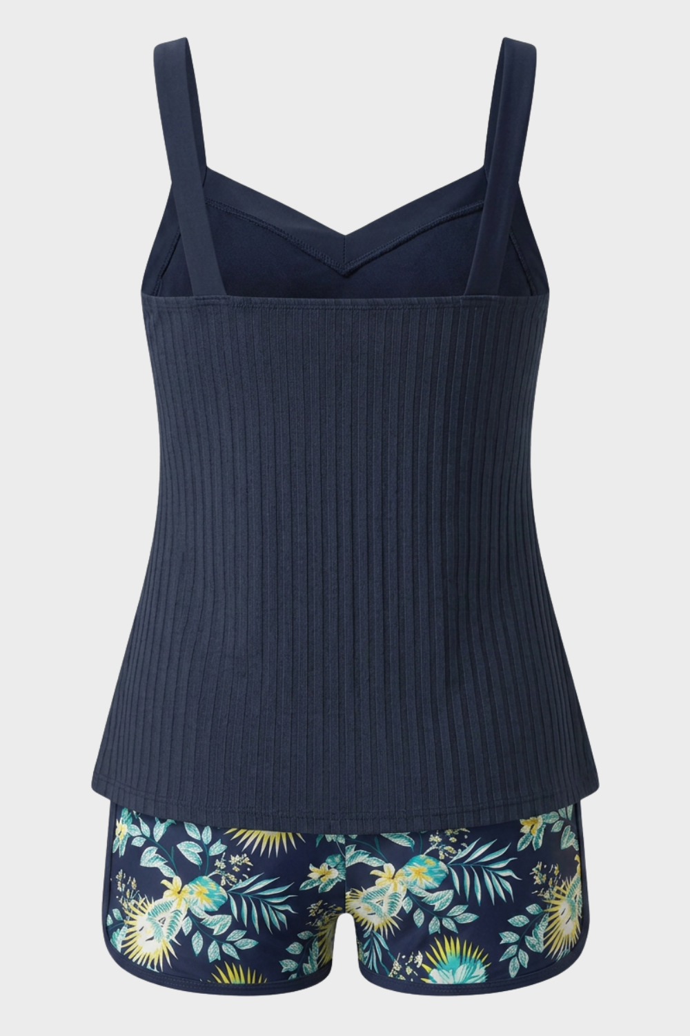 Damen Tankini Set | Tropische Shorts