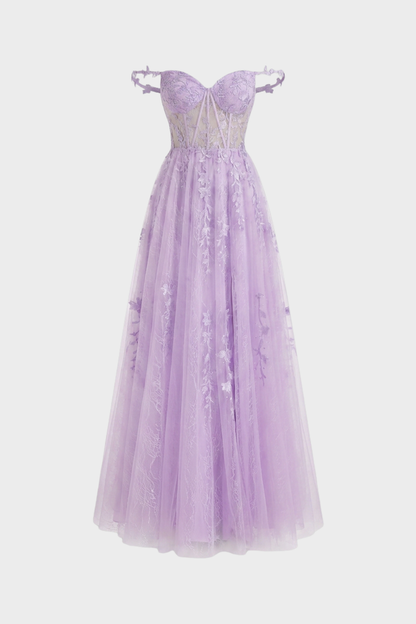 Damen A-Linien Ballkleid | Festlich